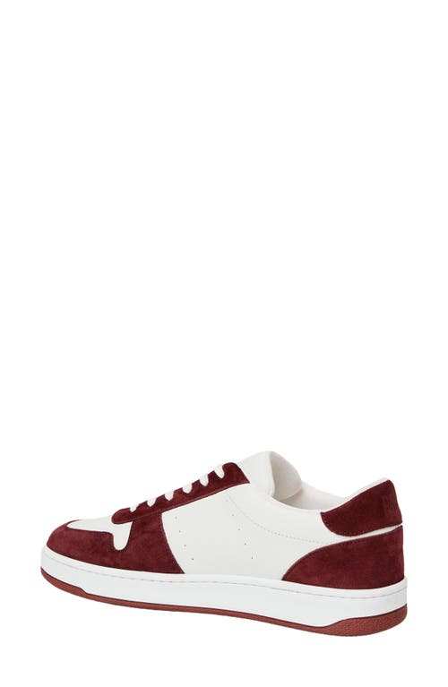 Shop Paige Remy Sneaker In Burgundy/white