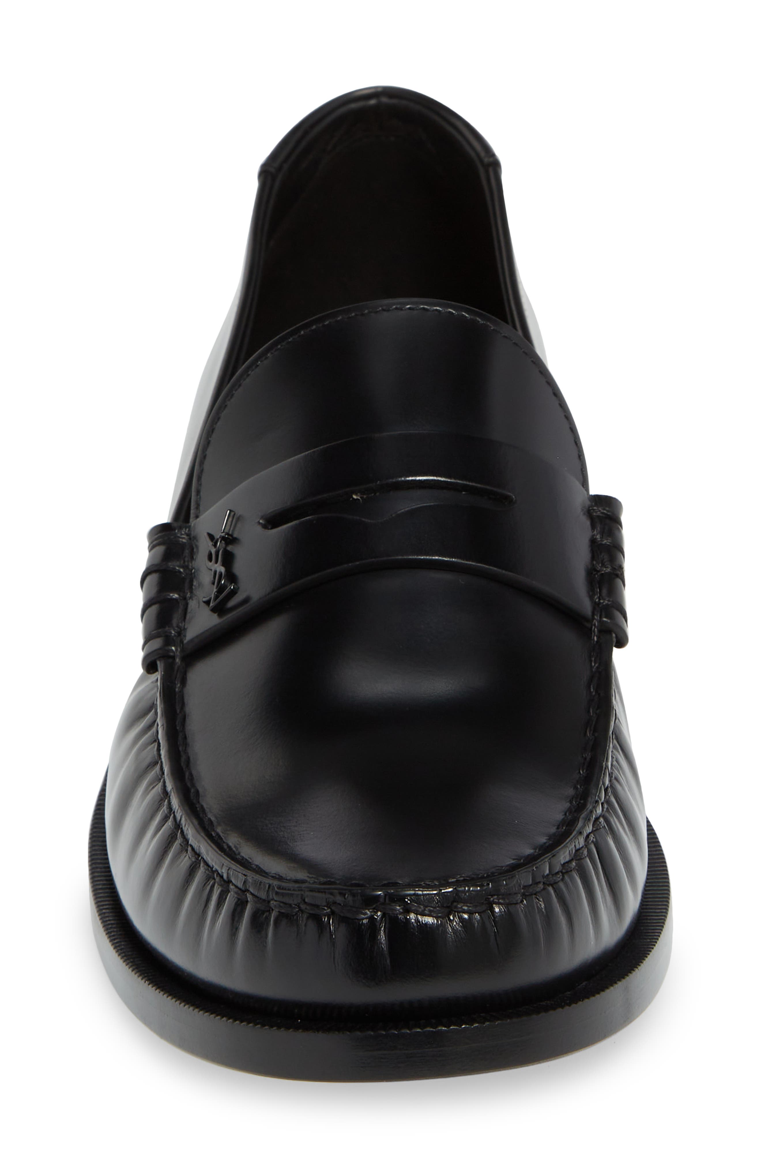 YSL Monogram Penny Loafer 9US/42EU Saint Laurent YSL Monogram Penny Loafer in Nero | Smart Closet main image 3