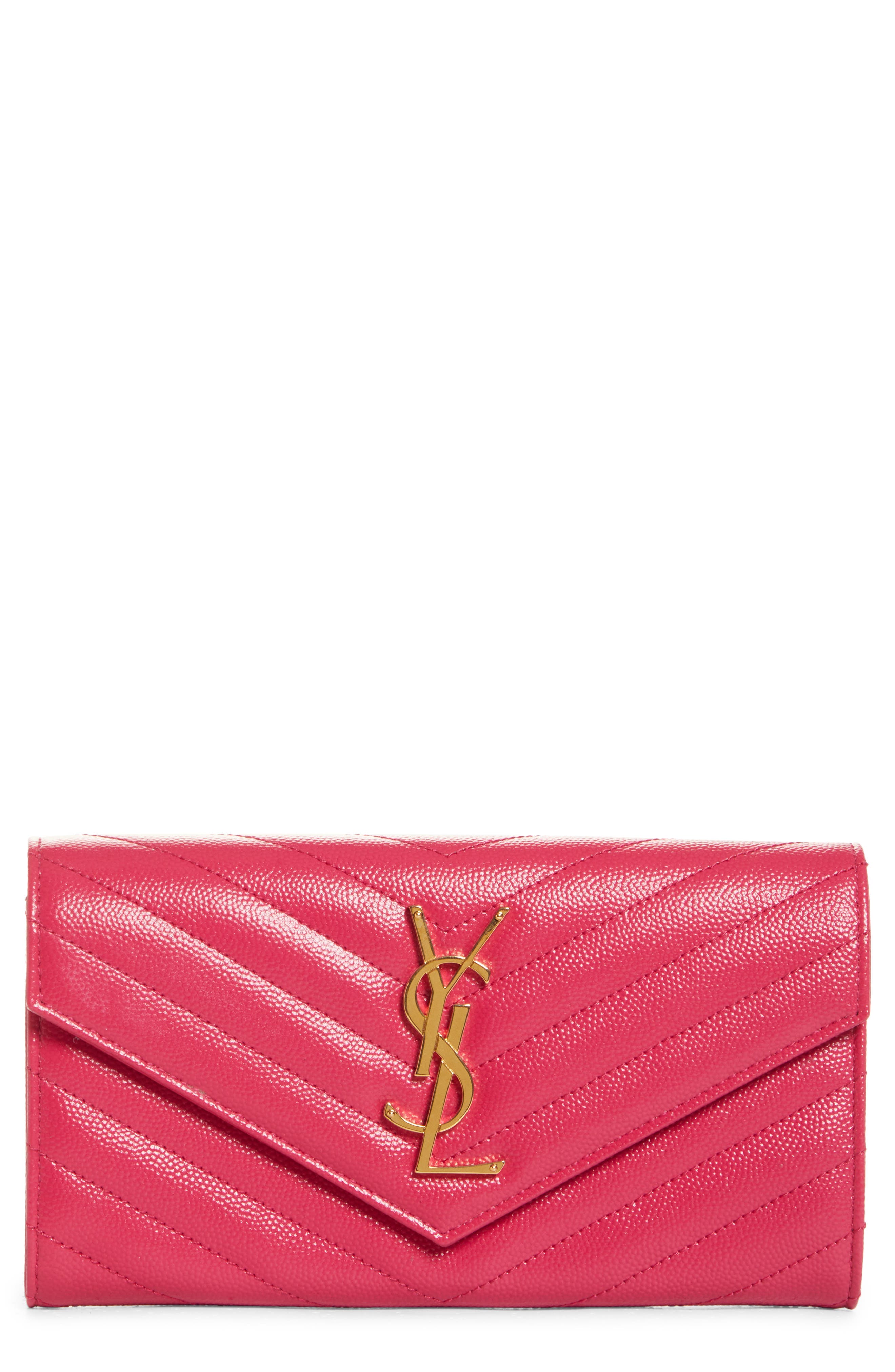 ysl pink envelope bag