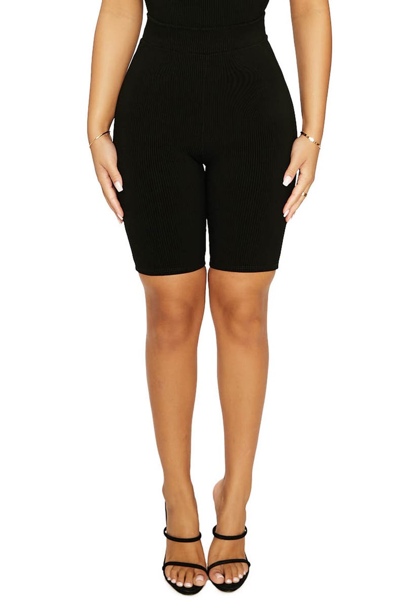Naked Wardrobe Snatched Ribbed Shorts Nordstrom Naked Wardrobe Snatched Ribbed Shorts Nordstrom