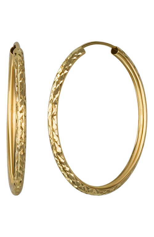 Bony Levy 14k Hoop Earrings In 14k Yellow Gold