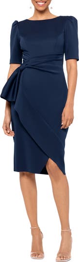 Xscape Asymmetric Scuba Dress | Nordstrom