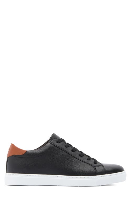 Vittorio Russo Deon Low Top Sneaker In Tumbled/valentina Black