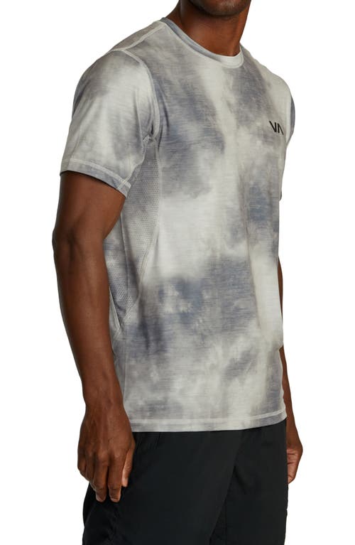 Shop Rvca Sport Vent Logo Graphic T-shirt In Chalk Wash