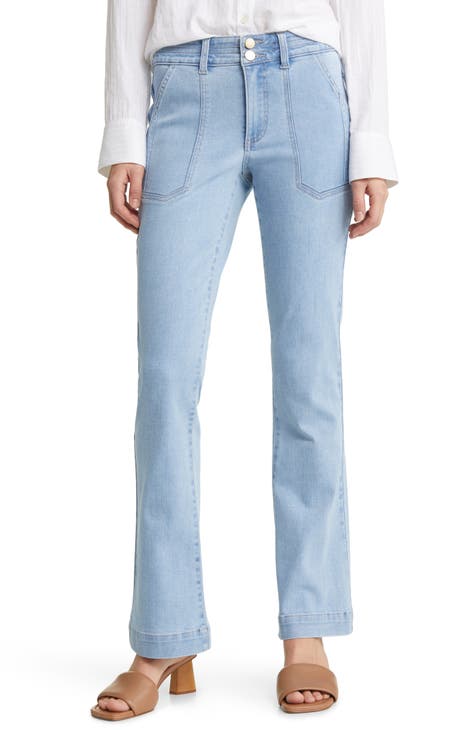 'Ab'Solution High Waist Flare Jeans (Nordstrom Exclusive) (Regular & Petite)