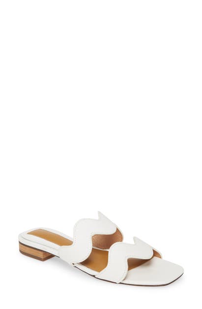 JAGGAR SCALLOP SLIDE SANDAL,50191045