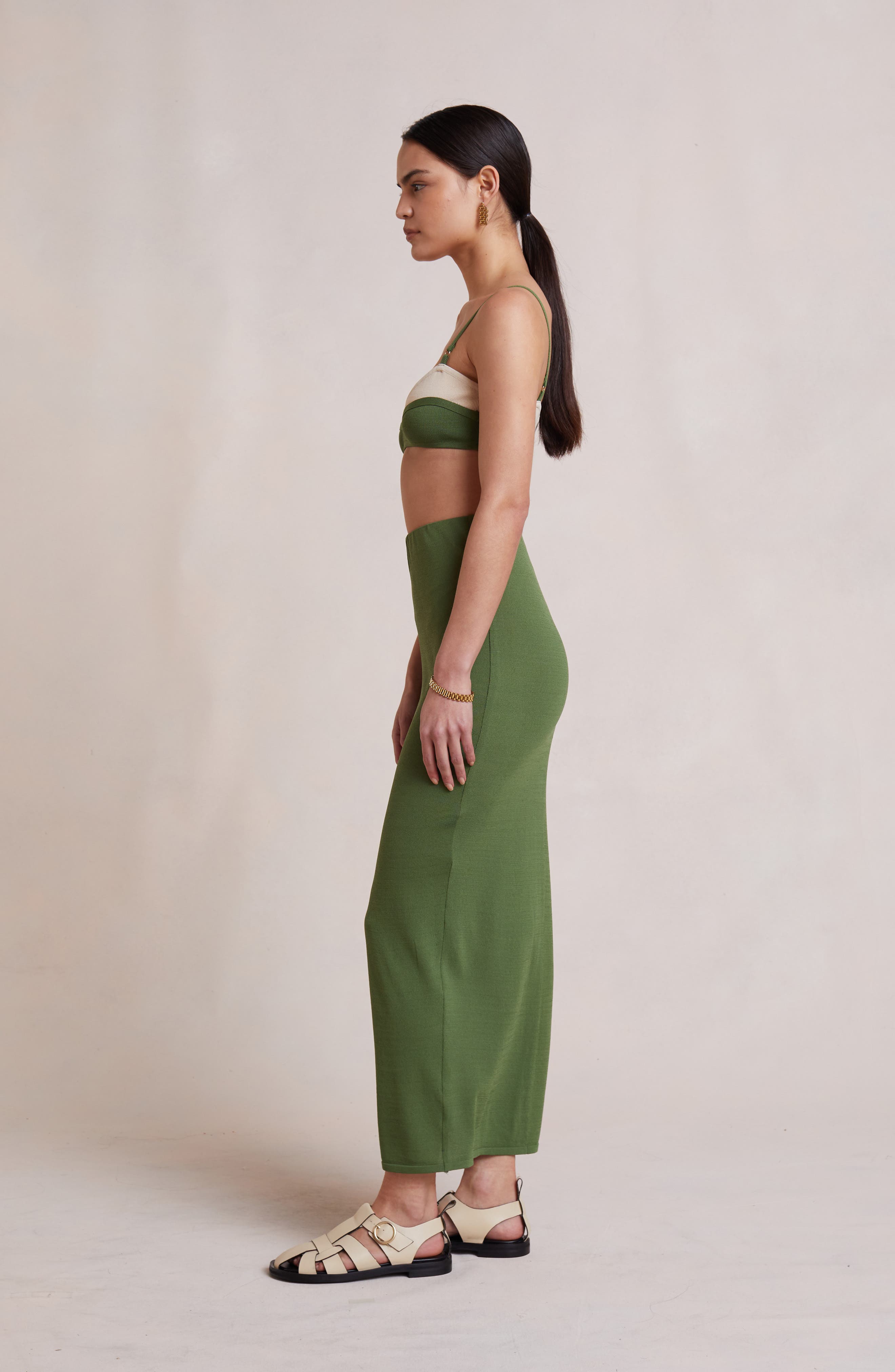 Bec \u0026 Bridge Miranda Knit Maxi Skirt 