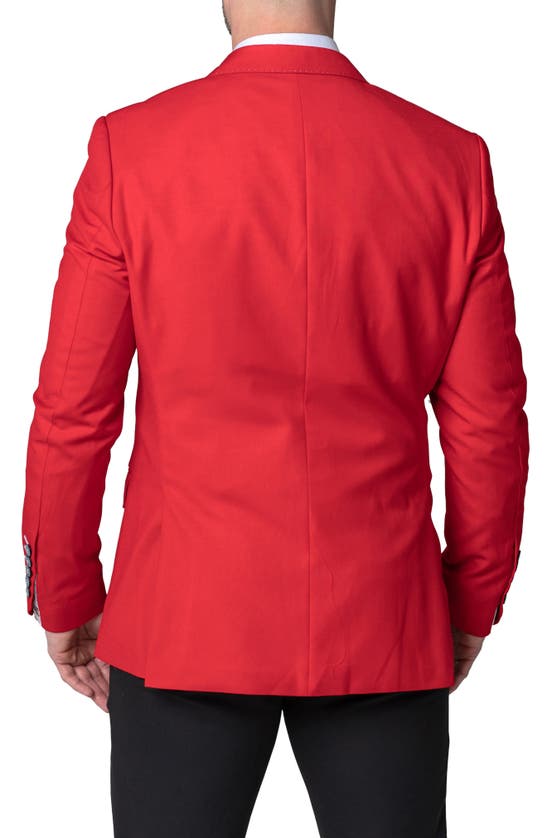 Shop Maceoo Socrates Sport Coat In Red