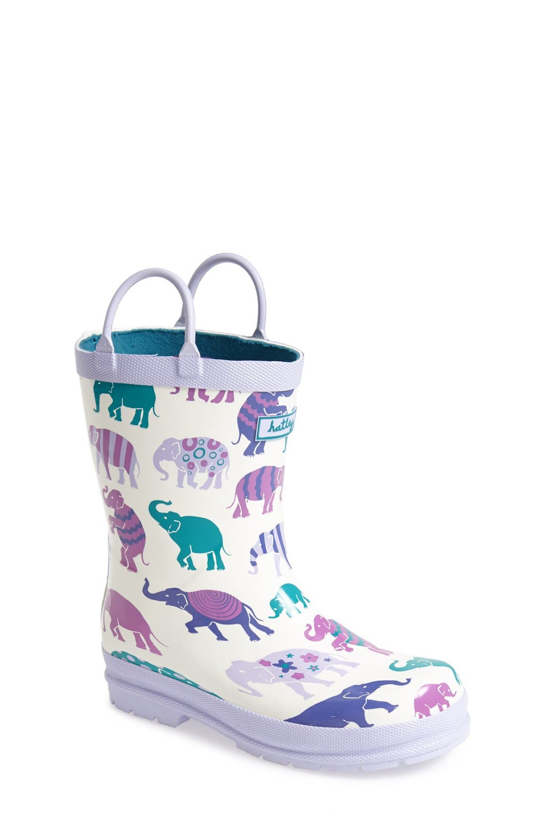 Hatley 'Elephants' Waterproof Rain Boot (Walker, Toddler & Little Kid