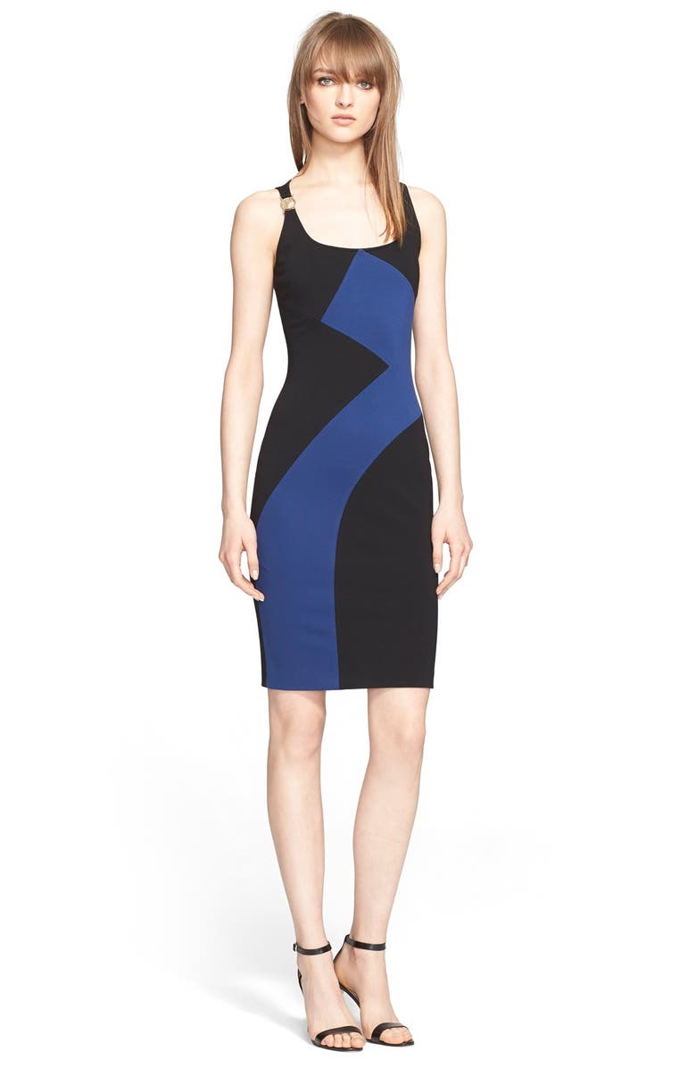 Versace Collection Colorblock Jersey Dress | Nordstrom