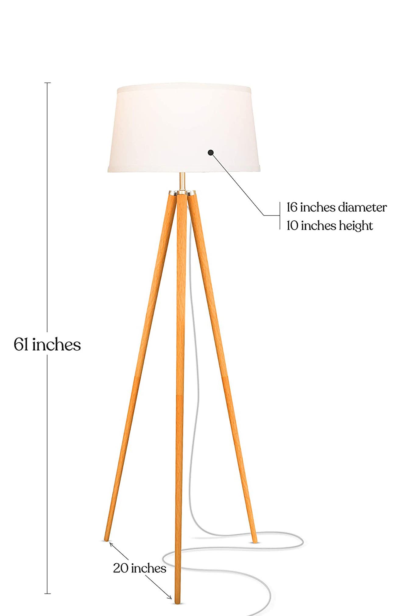 brightech emma tripod floor lamp