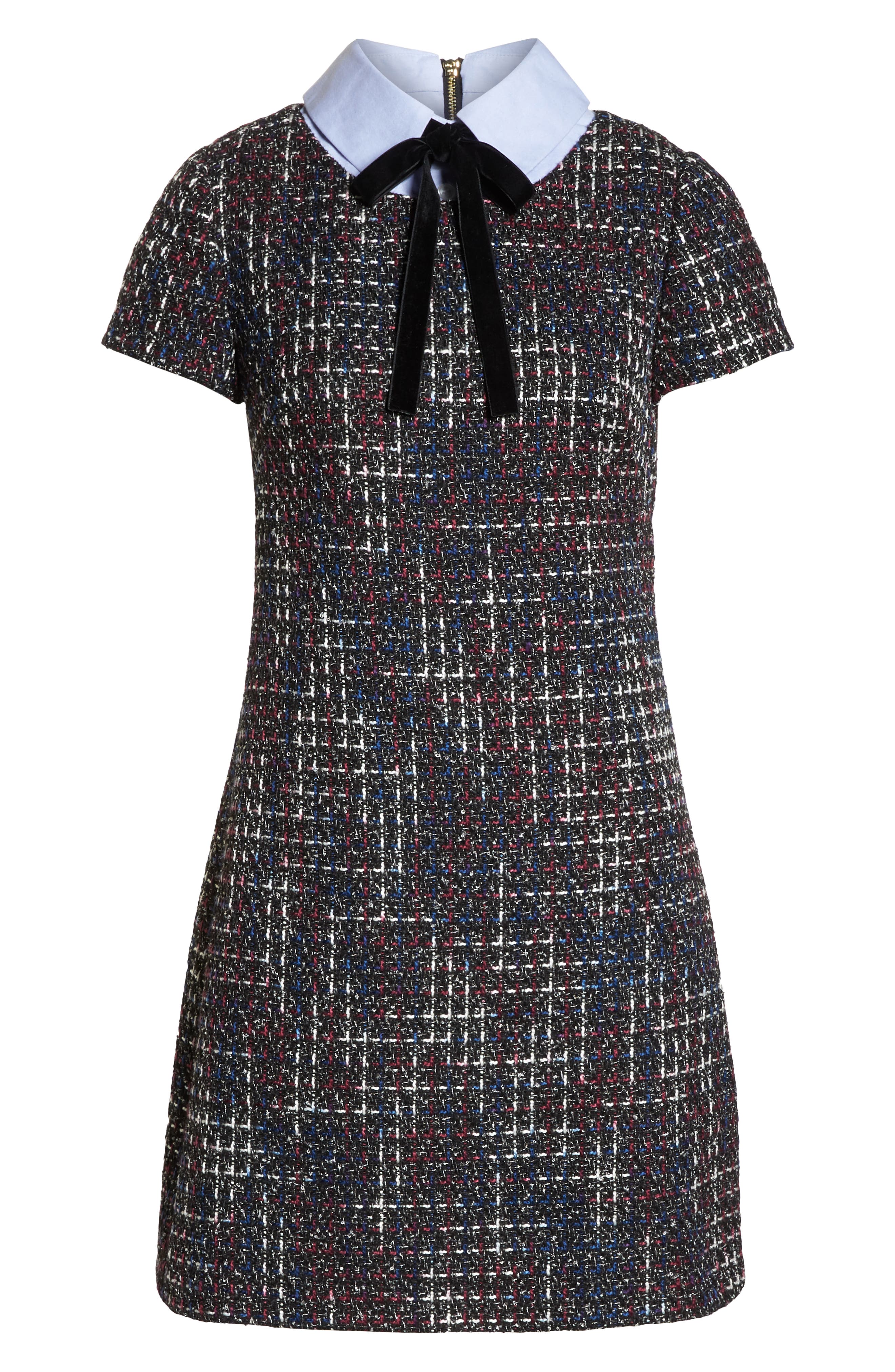 1901 tweed shift dress