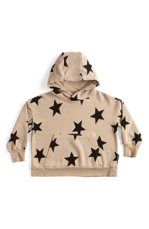 Boys Girls Cotton Hoodie Brown 6 Years 