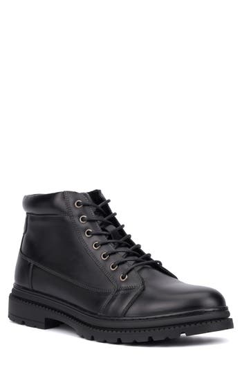 Reserve Footwear Gerard Lug Sole Boot In Black