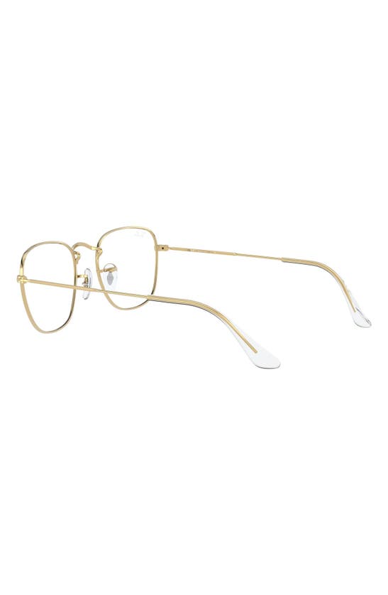 Shop Ray Ban Ray-ban 51mm Optical Glasses In Legend Gold