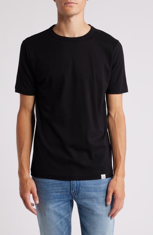 Shop Merz B Schwanen Pimatee01 Organic Cotton Tee In Deep Black