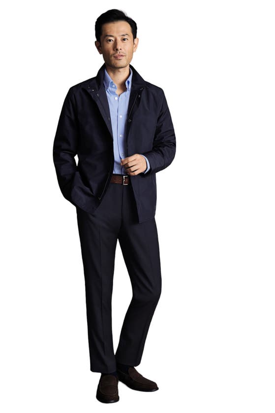 Charles Tyrwhitt Windbreaker In Denim Blue