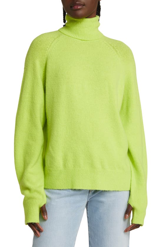 Something New Marie Turtleneck Sweater In Green