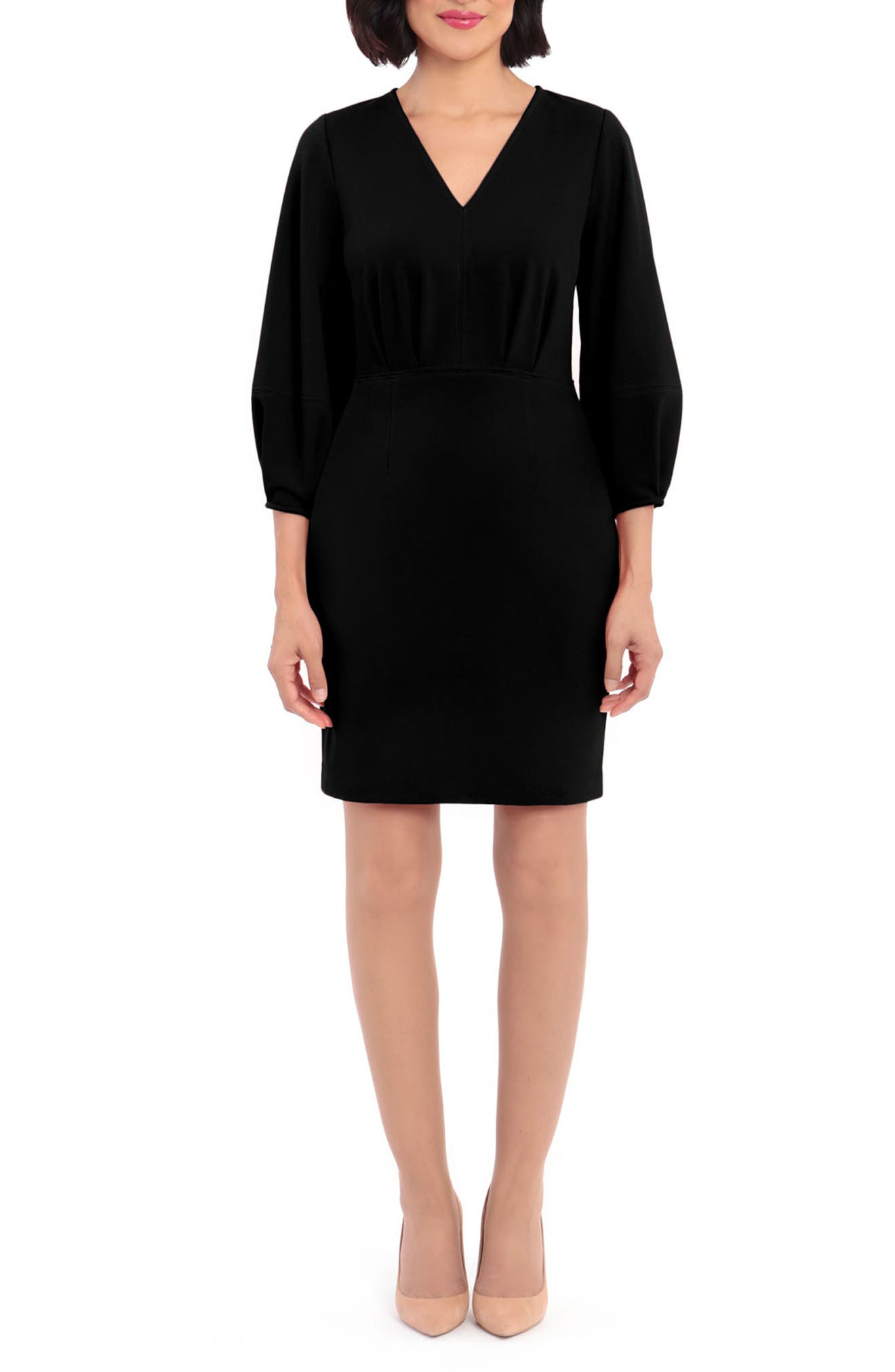 calvin klein black dress nordstrom rack