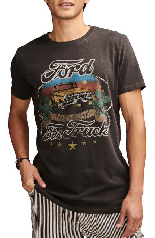Lucky Brand Ford Fun Truck Graphic T-Shirt Jet Black at Nordstrom,