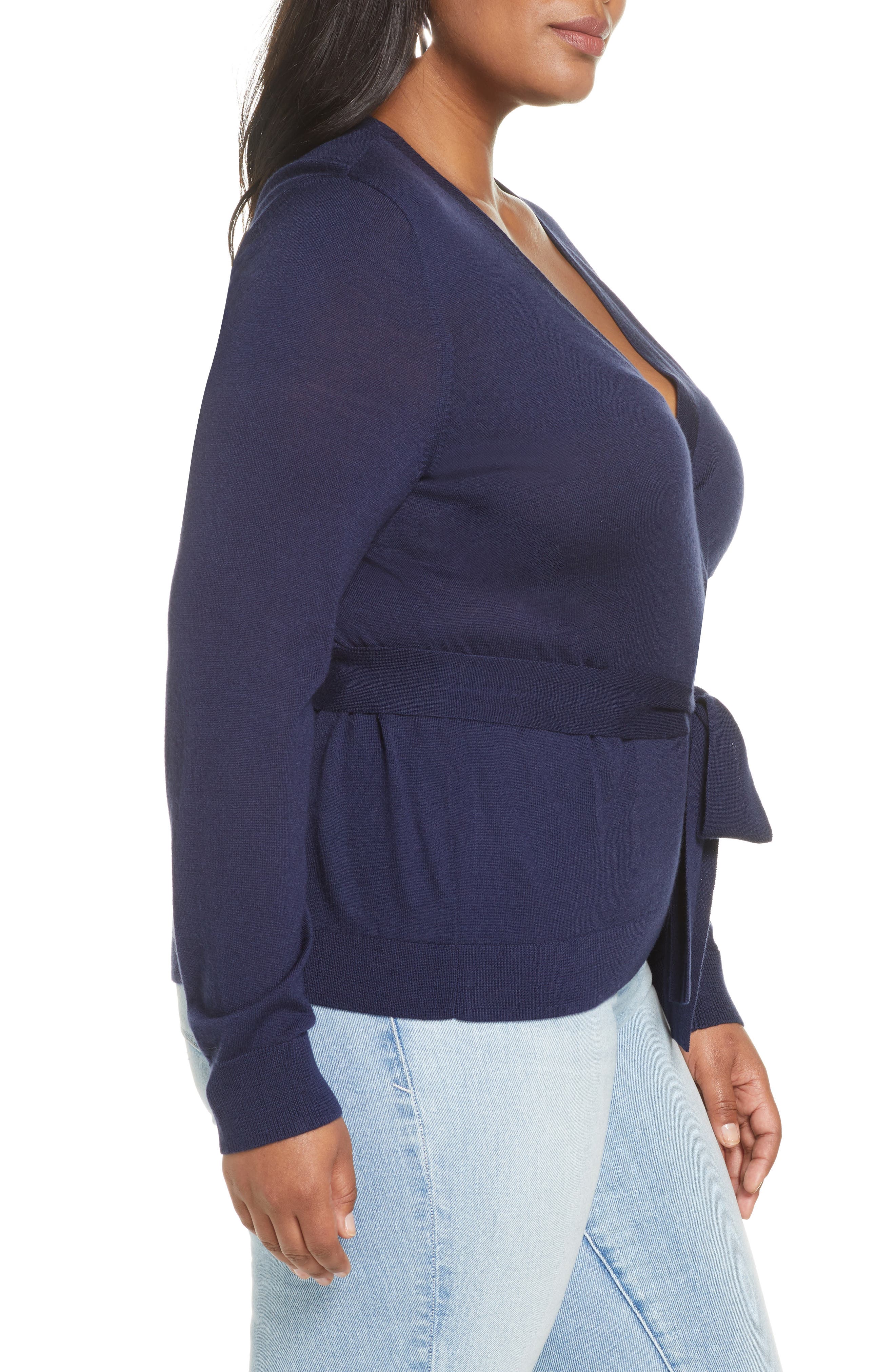 halogen tie waist cardigan