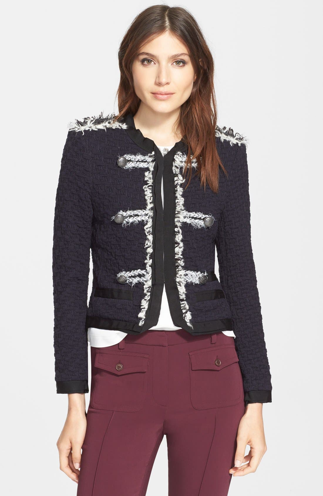 Rebecca Taylor 'Lana' Textured Jacket Nordstrom