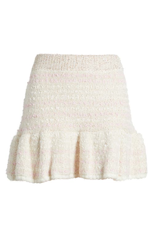 Shop Loveshackfancy Velman Miniskirt In Vanilla Blush