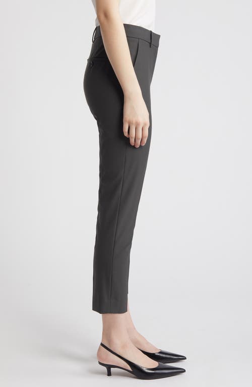 Theory Slim Fit Stretch Wool Crop Pants