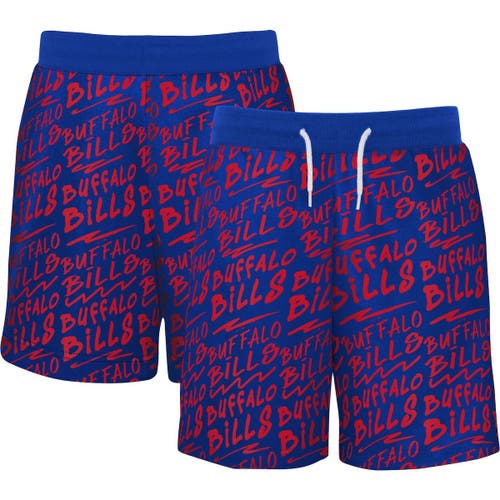 Outerstuff Youth Royal Buffalo Bills Super French Terry Shorts