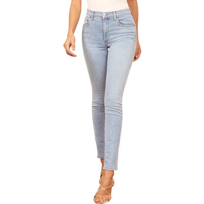Reformation High & Skinny Jeans, Blue