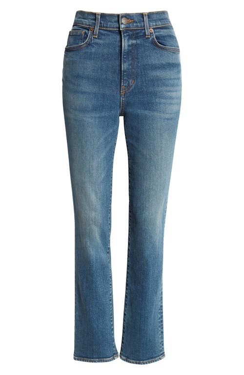 Shop Veronica Beard Ryleigh High Waist Ankle Slim Straight Leg Jeans In Wanderer Dust