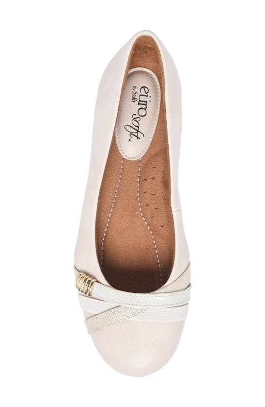 Eurosoft Shainna Ballet Flat In Bone