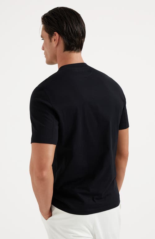 Shop Brunello Cucinelli Crew-neck T-shirt In Black