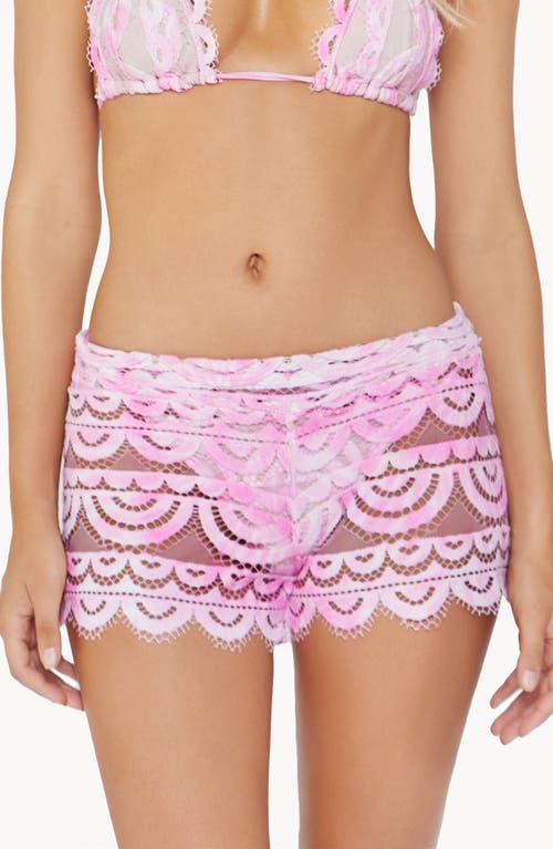 PQ SWIM Lace Cover-Up Shorts Amalfi at Nordstrom,