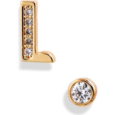 Kate Spade New York Initial Mismatched Stud Earrings