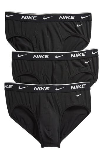 Nike Dri-fit 3-pack Everyday Performance Briefs In Black