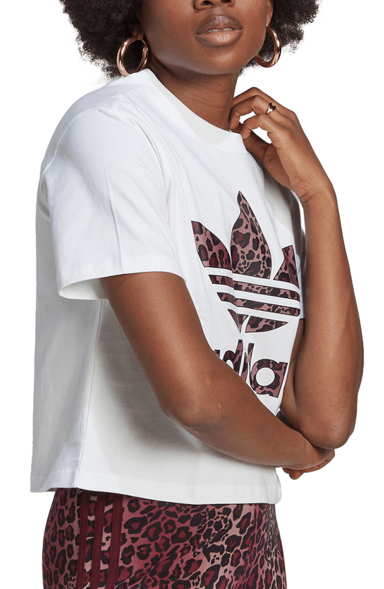 adidas leopard shirt