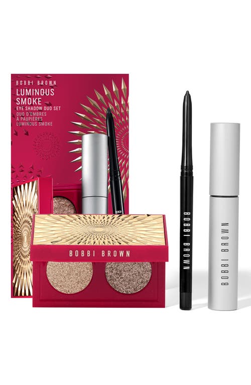 Shop Bobbi Brown Luminous Smoke Eyeshadow, Eyeliner & Mascara Gift Set $99 Value