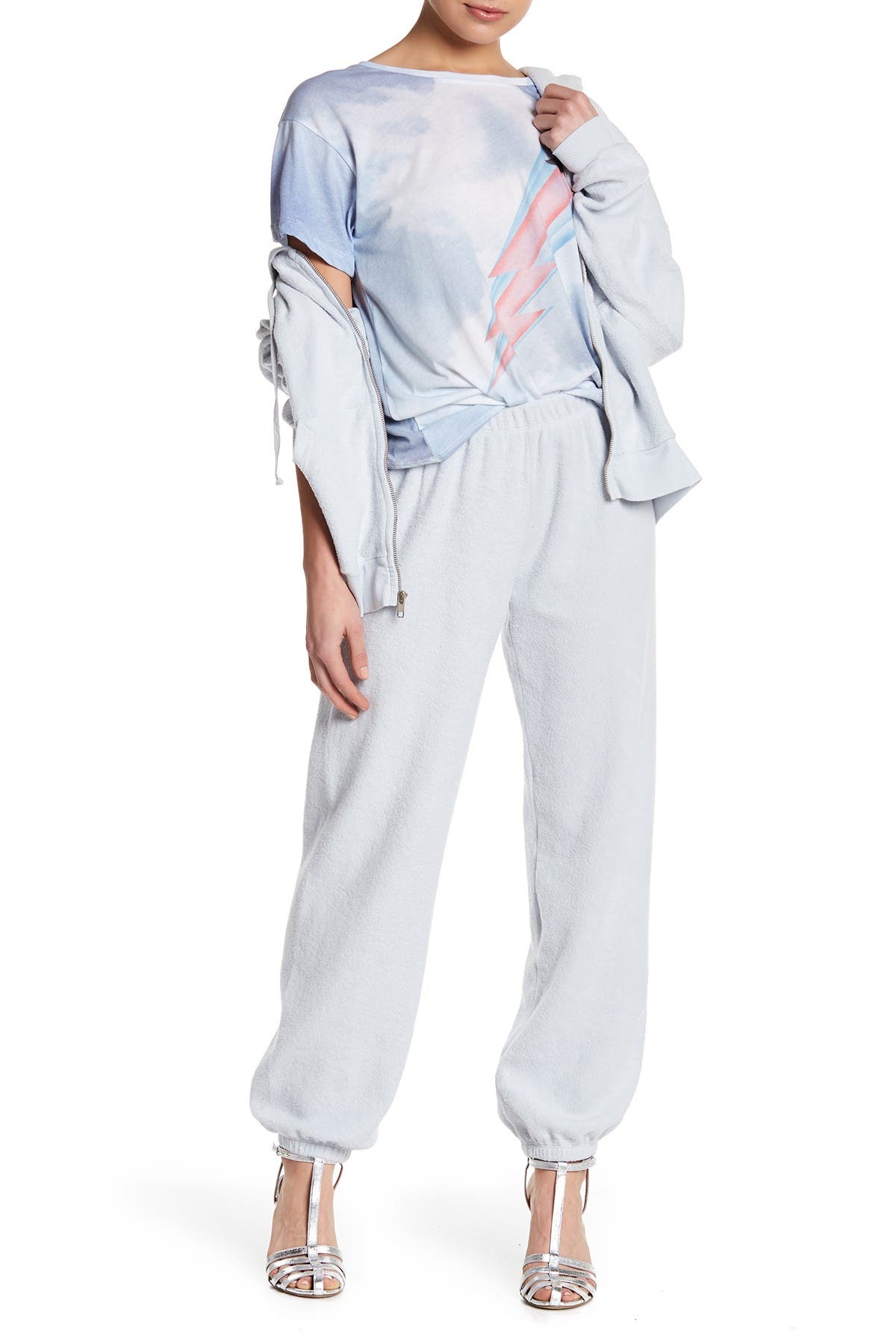 teddy bear fleece joggers