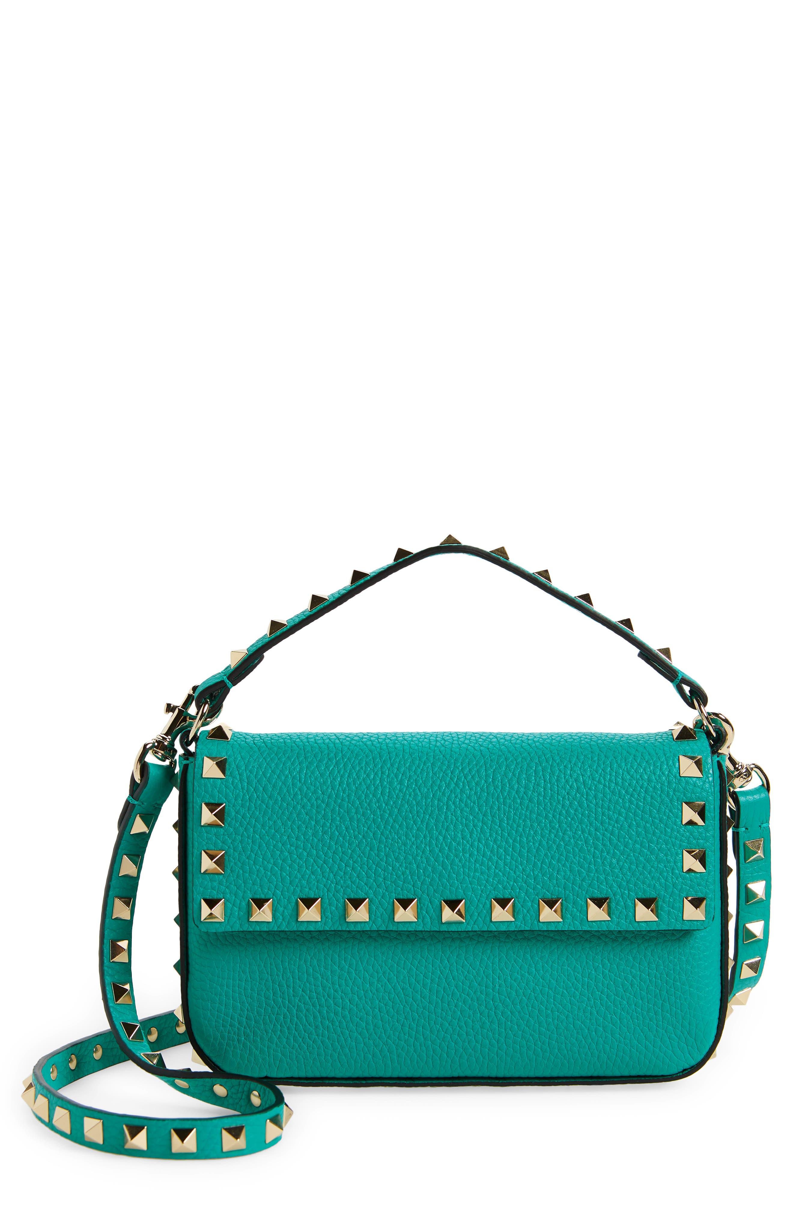 Valentino Garavani Loco Shoulder Bag in Ultramarine Green