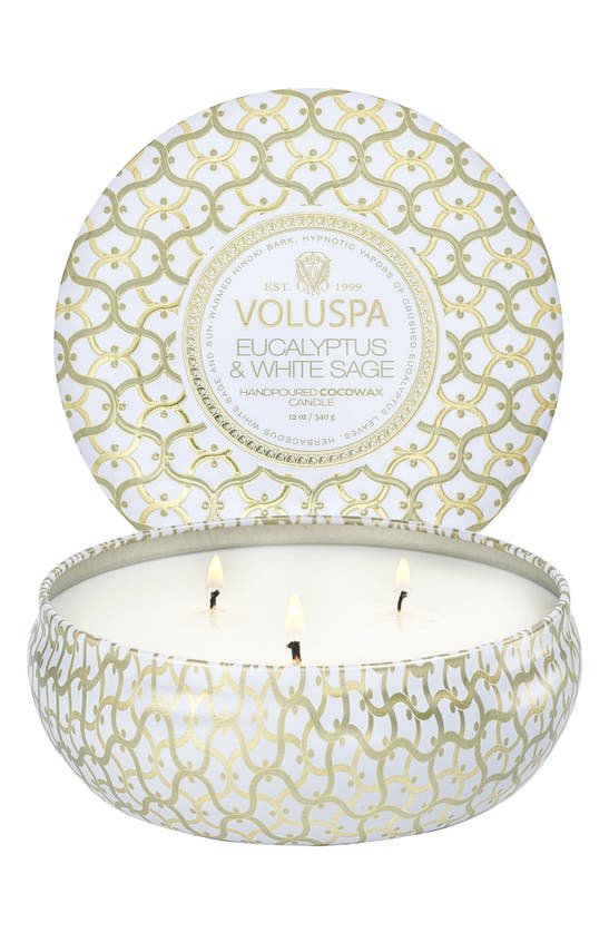 VOLUSPA THREE-WICK TIN CANDLE