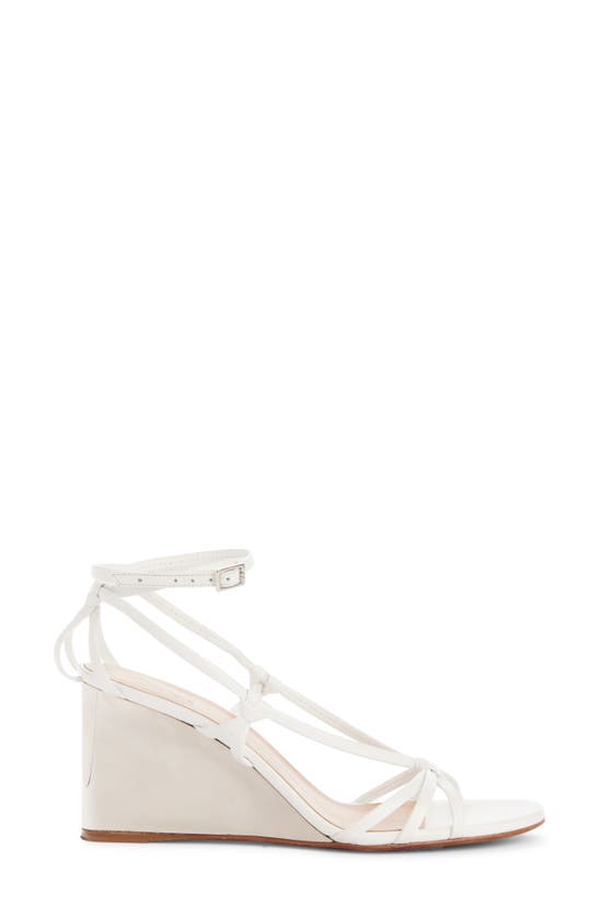 Shop Chloé Rebecca Wedge Sandal In White