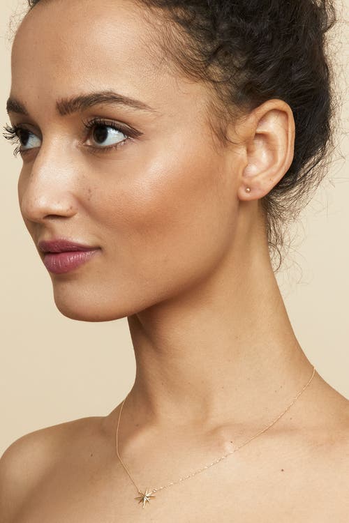 Oradina 10k Gold North Star Necklace In Yellow Gold