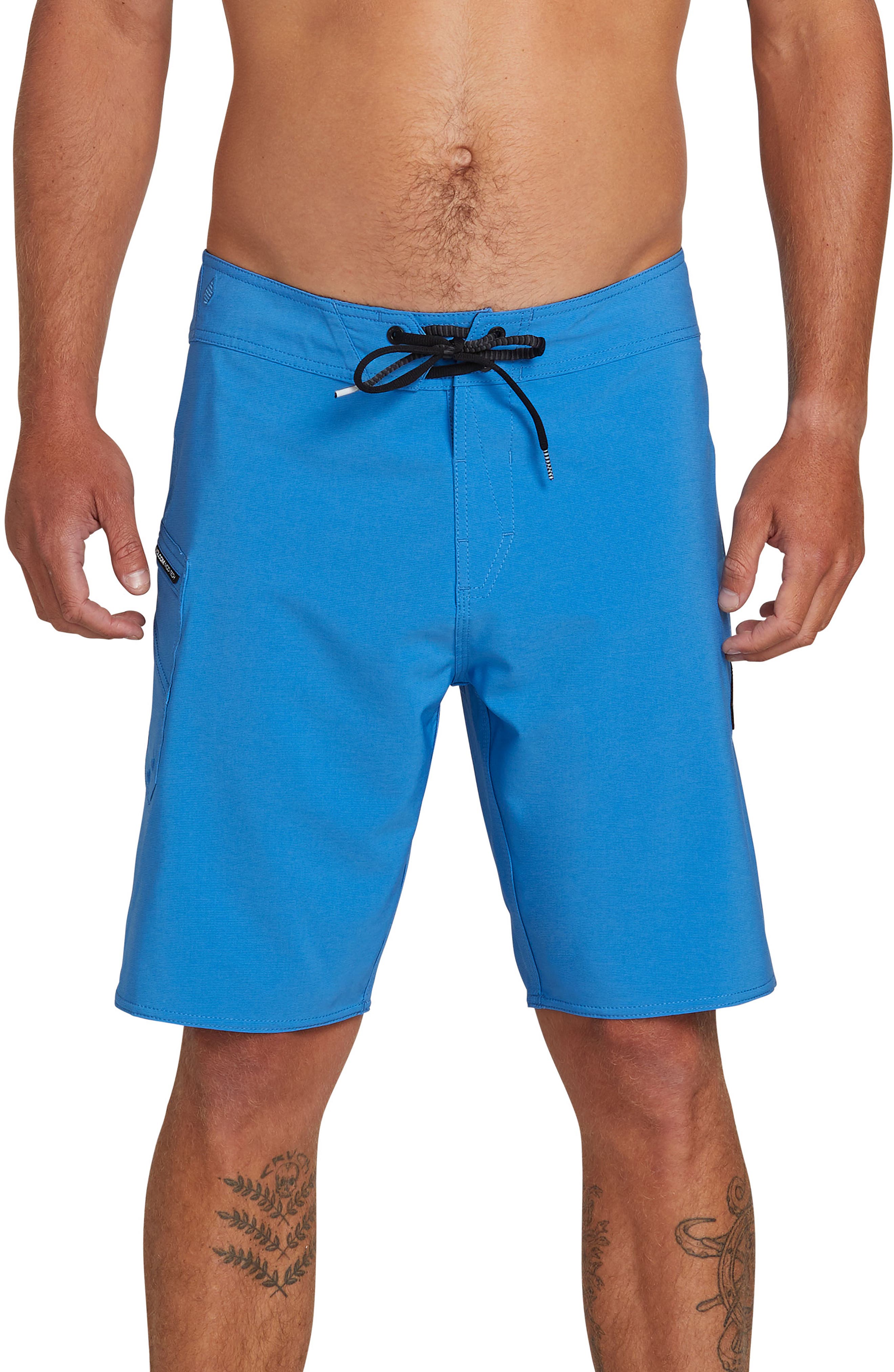 Volcom Lido Solid Mod Board Shorts, Blue