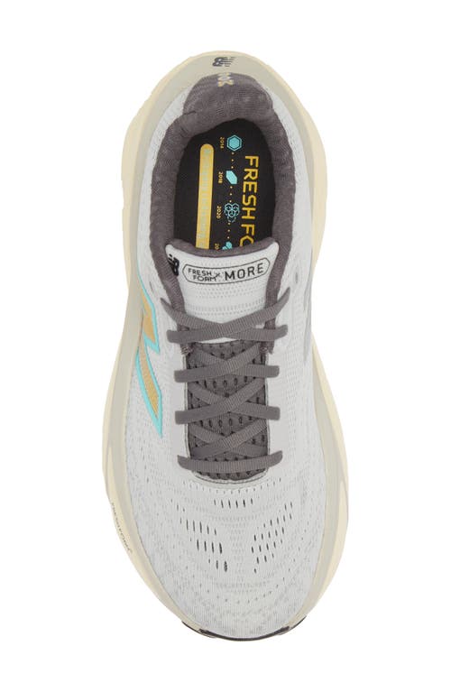 Shop New Balance Fresh Foam X More V5 Running Shoe In Brighton Grey/calcium