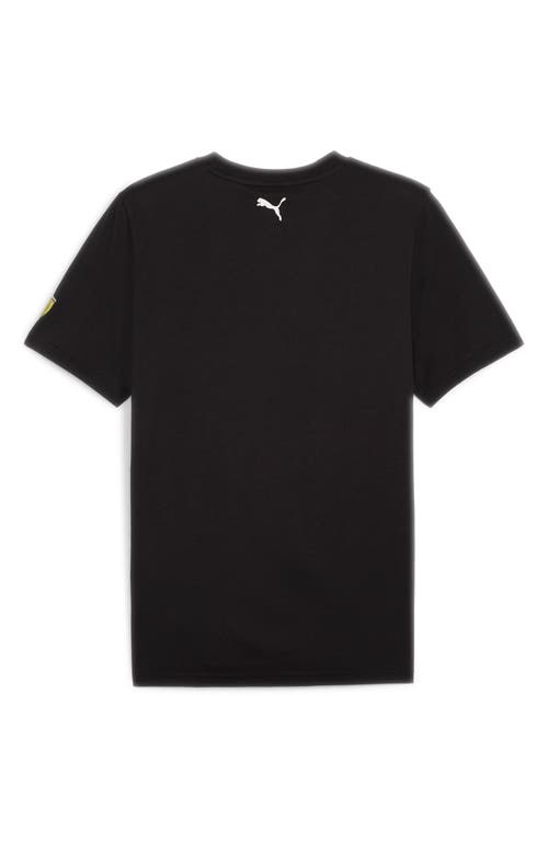 Shop Puma Scuderia Ferrari Race Graphic T-shirt In  Black