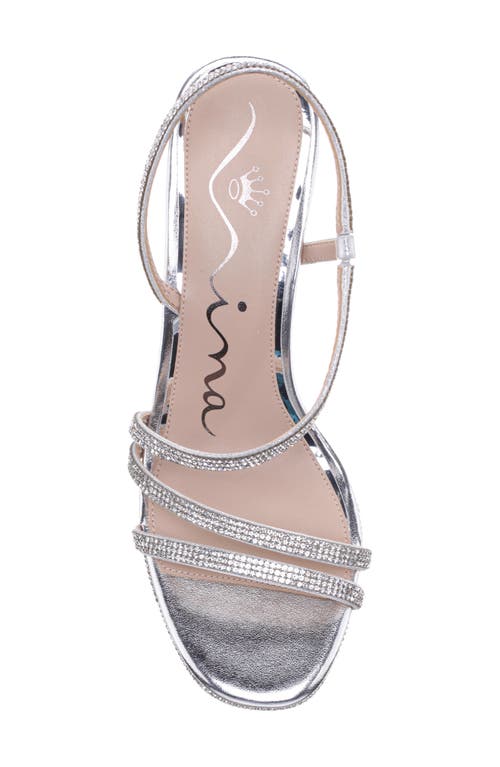 Shop Nina Bo Slingback Sandal In Silver