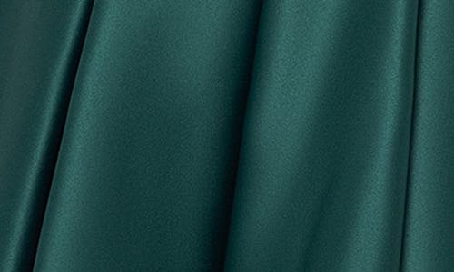 Blondie Nites Satin Minidress In Hunter