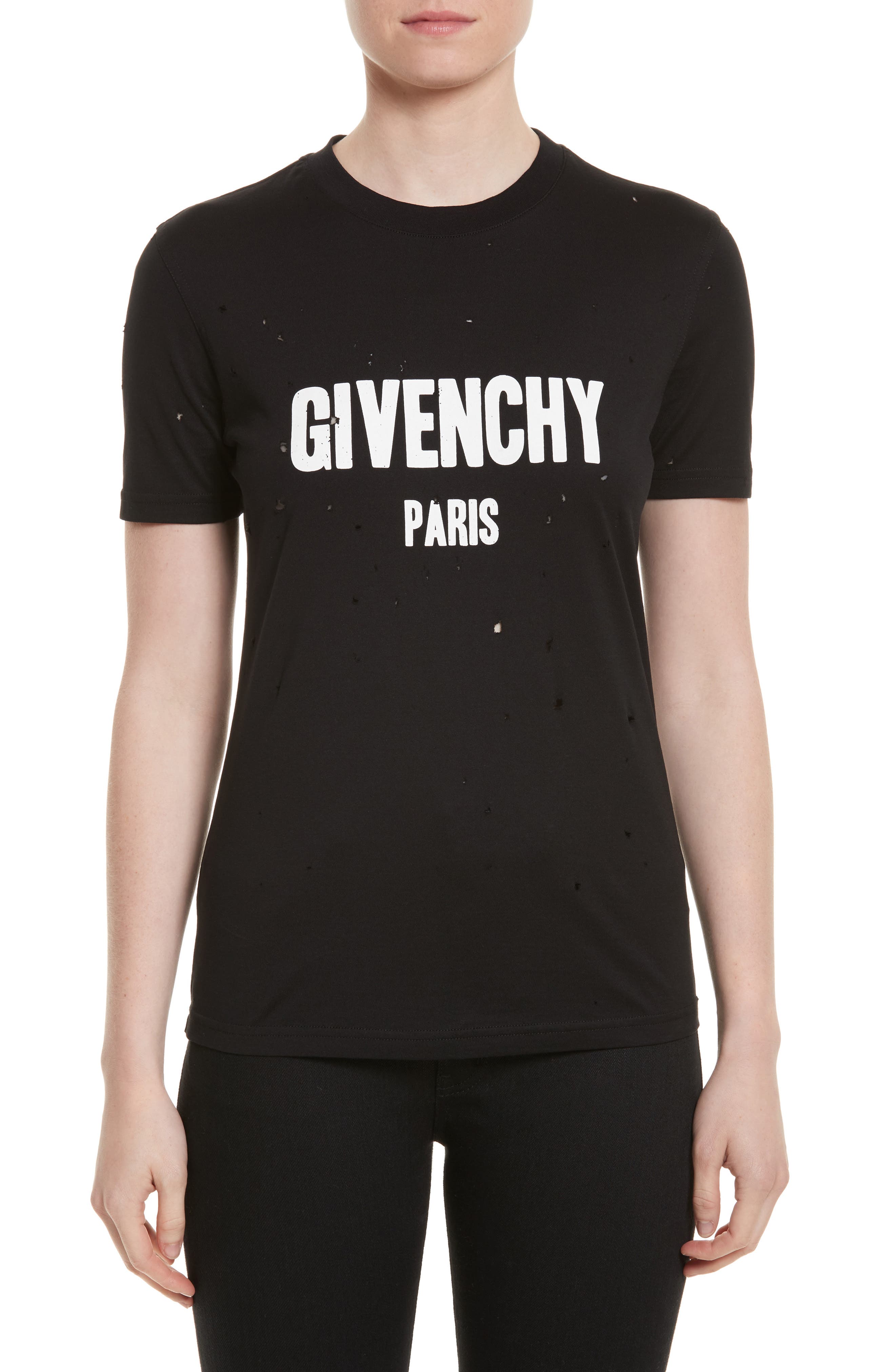 givenchy ripped shirt