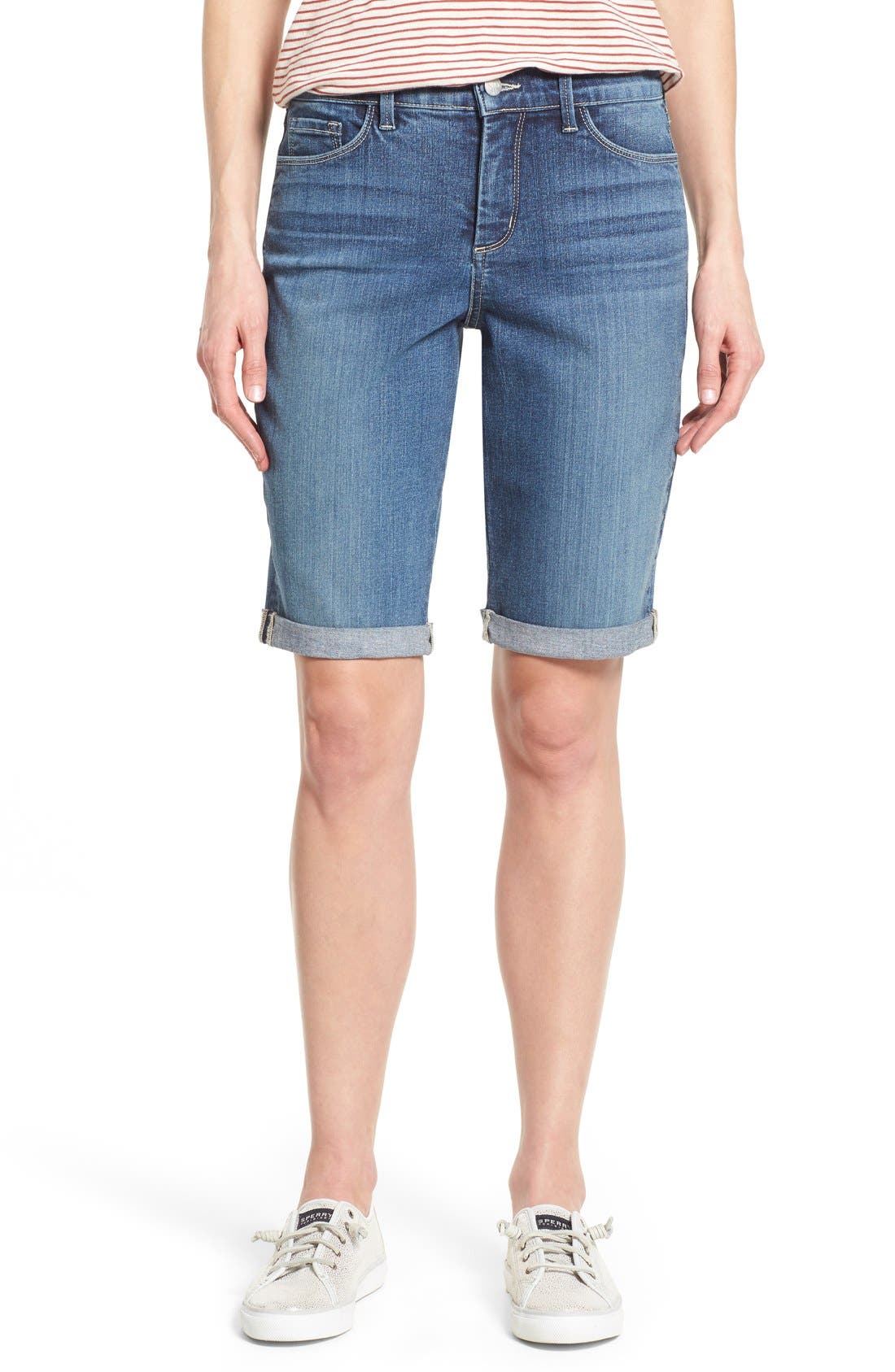 NYDJ Briella Cuffed Bermuda Shorts 